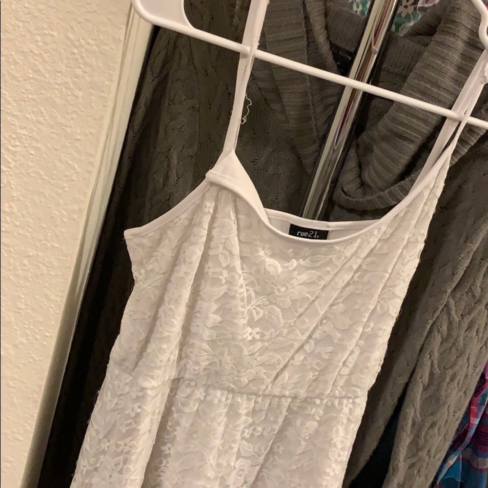 Rue 21 white lacy dress